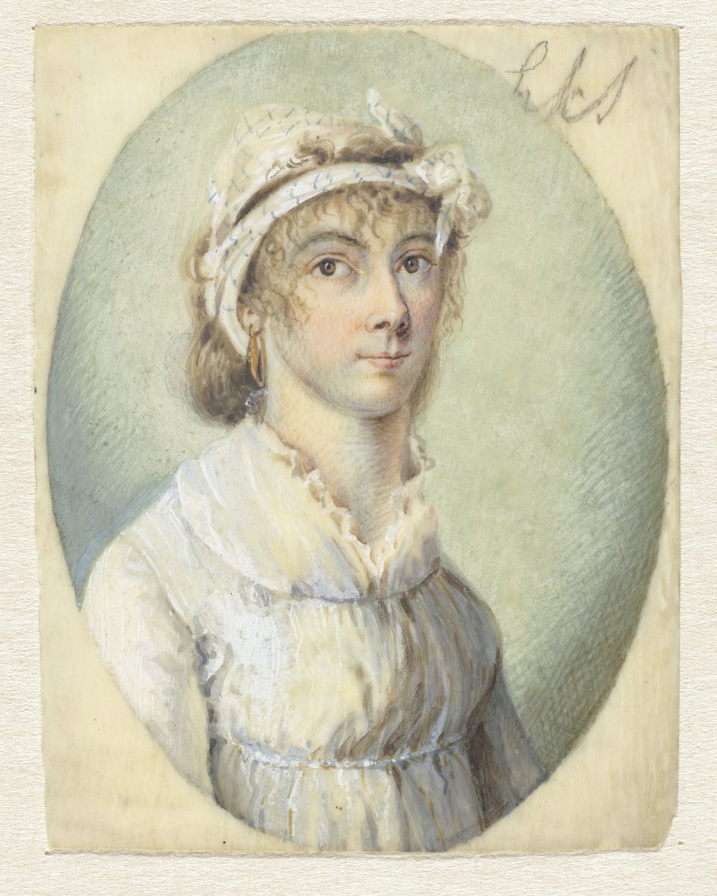 Portrait of a Young Woman, Three-Quarter Turn to the Right by Pieter Gerardus van Os