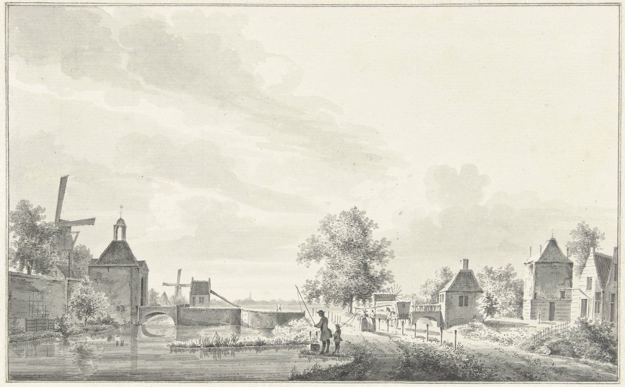 The Benskoper Gate in IJsselstein by Pieter Jan van Liender