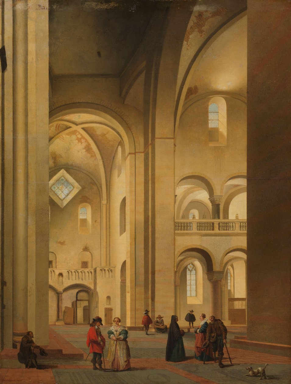 The Transept of the Mariakerk in Utrecht, seen from the Northeast by Pieter Jansz Saenredam