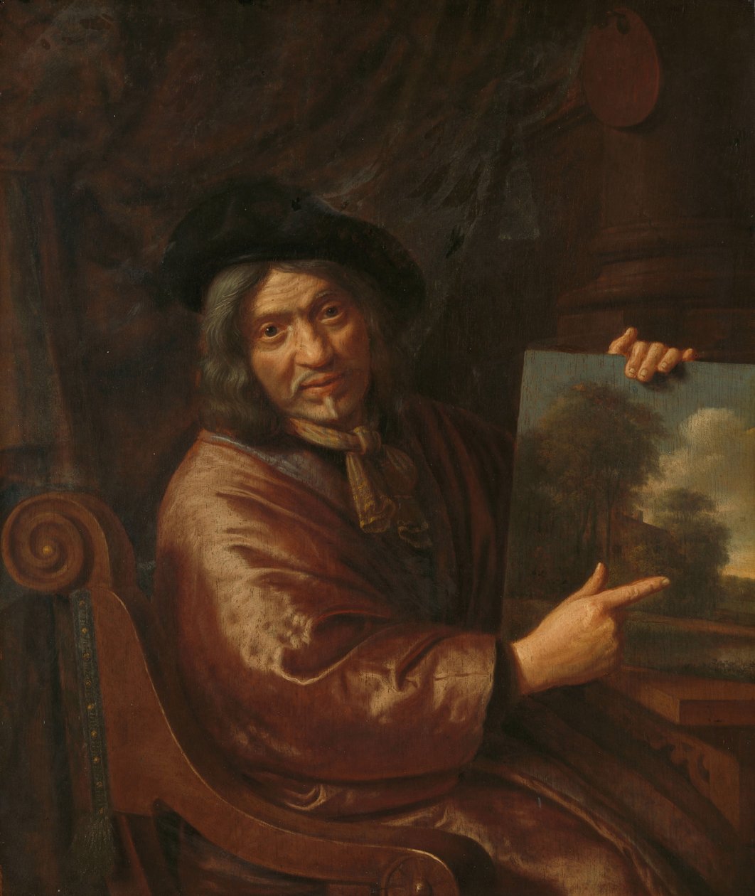 Self-Portrait by Pieter Jansz. van Asch