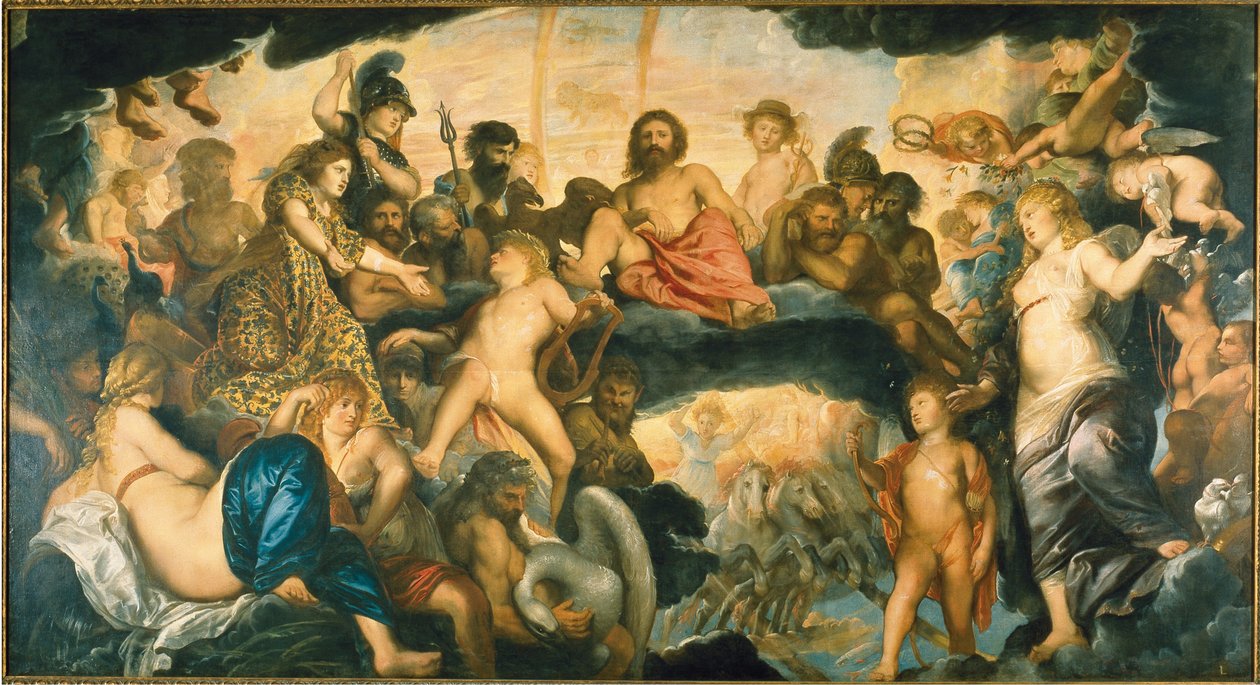 The Council of Gods by Pieter Paul Rubens