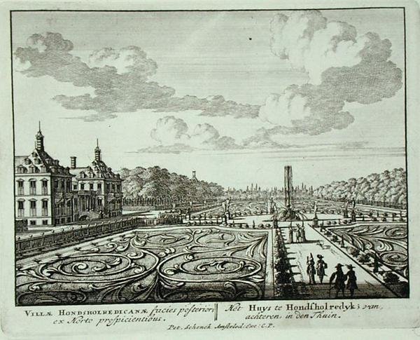 The garden at Honsholredyk, from 