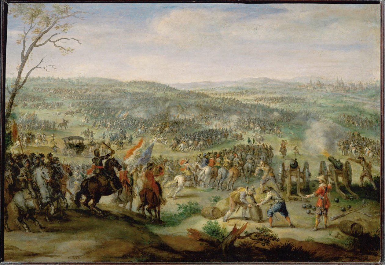 The Battle on the White Mountain near Prague by Pieter Snyers