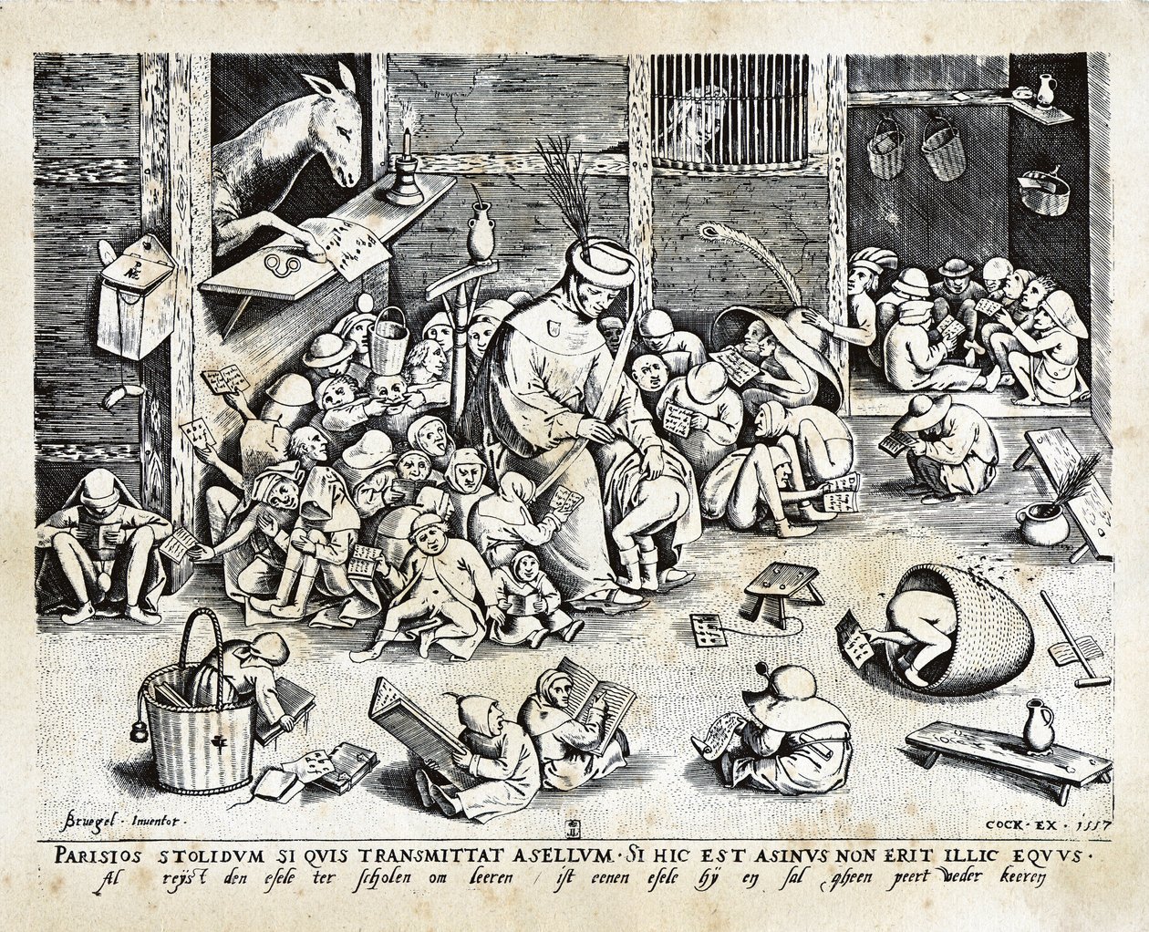 Allegory of Education by Pieter The Elder Brueghel