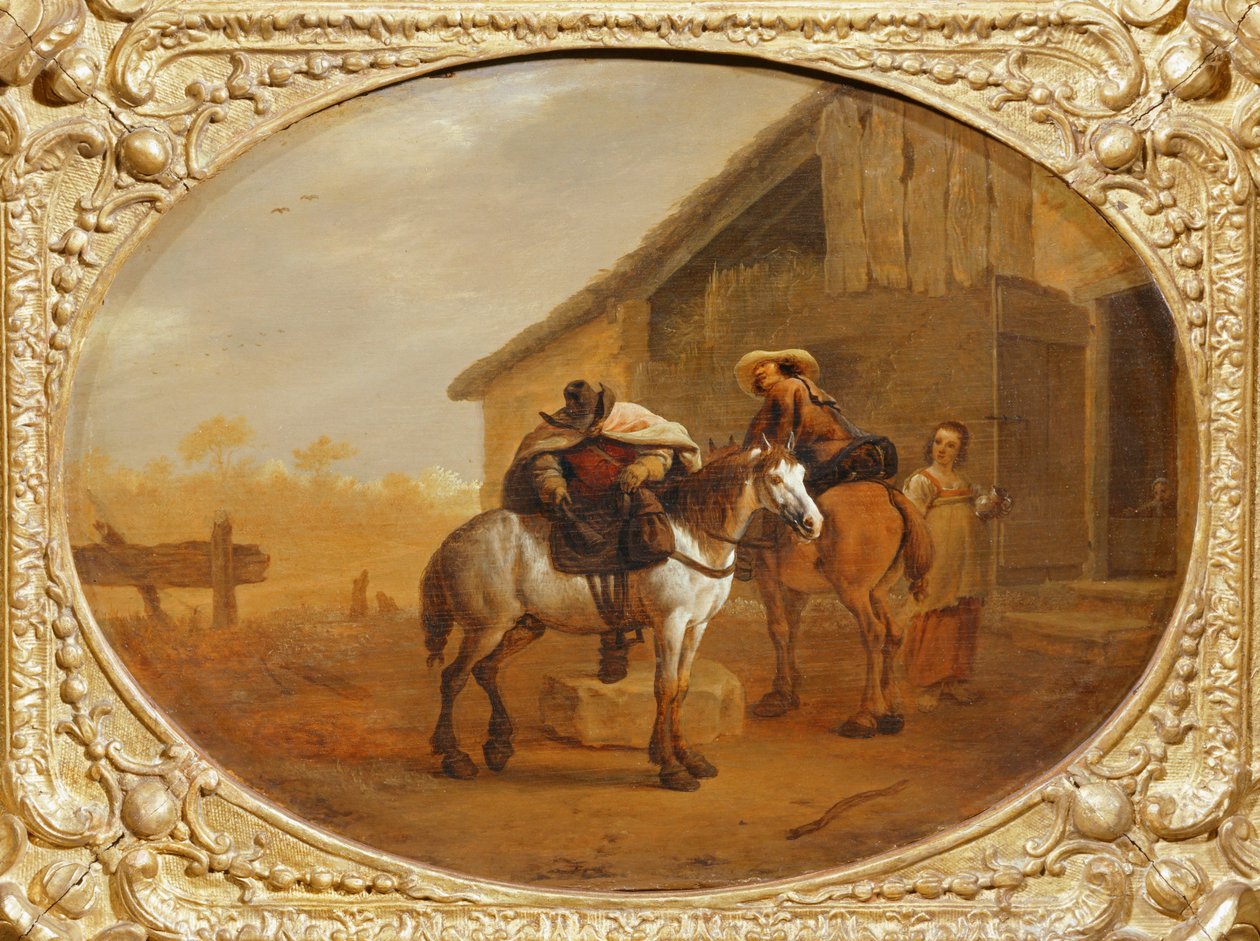 Departure from the Inn by Pieter van Laer