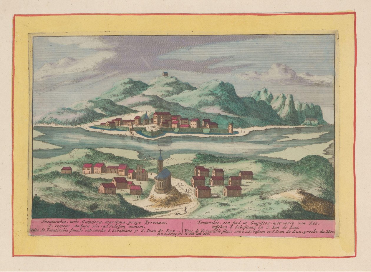 View of Fuenterrabía by Pieter van den Berge