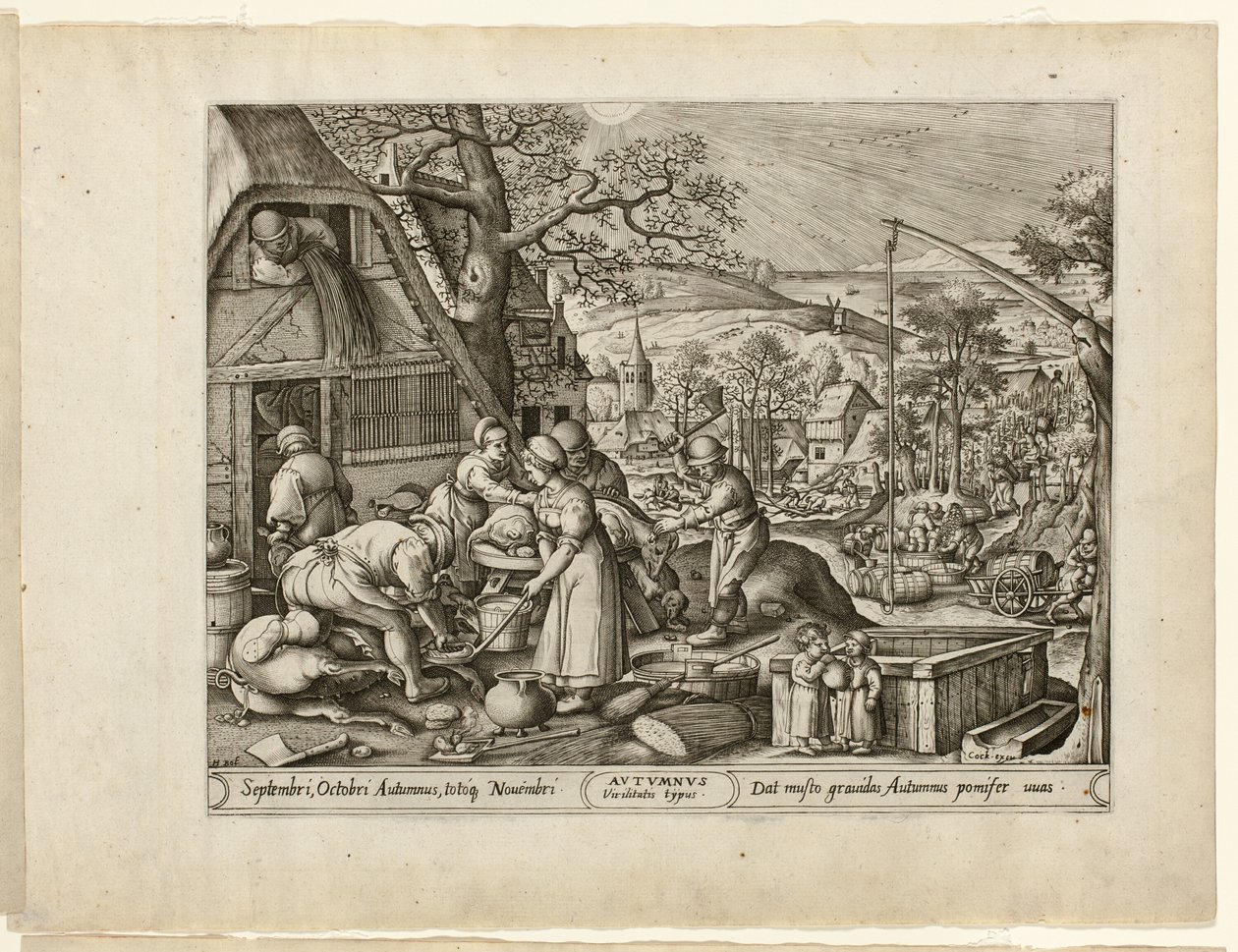 Autumn, from The Four Seasons by Pieter van der Heyden