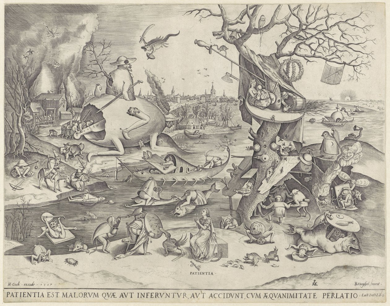 Patience (Patientia) by Pieter van der Heyden