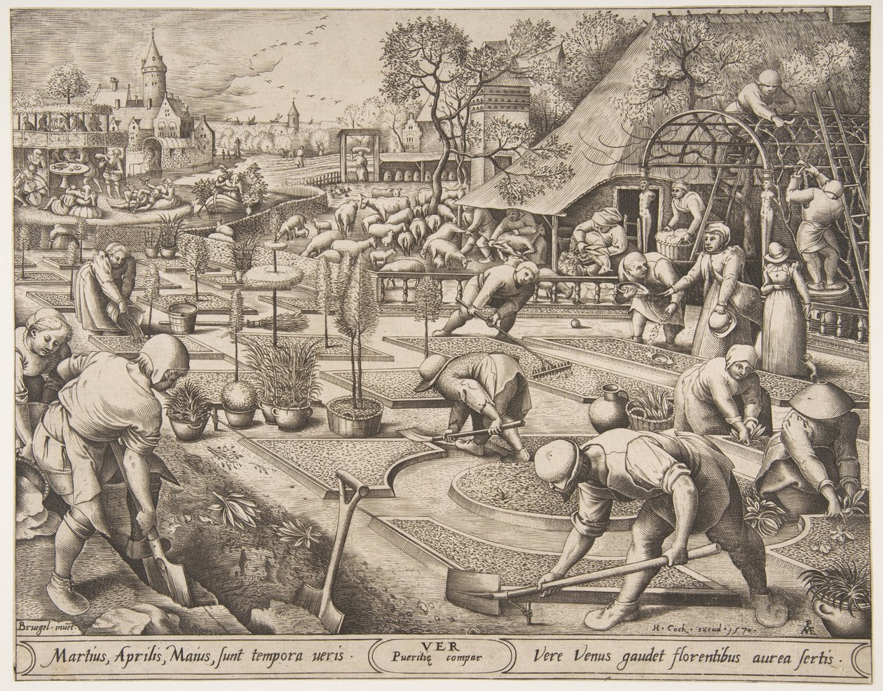 Spring (Ver) from The Seasons by Pieter van der Heyden