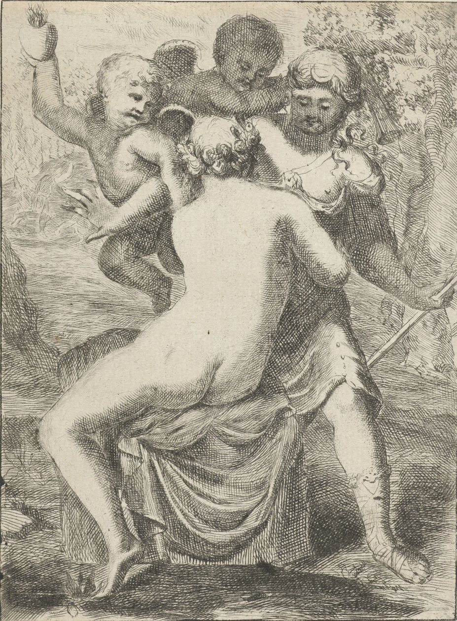 Jupiter Seduces Callisto by Pieter van der Plas (II)