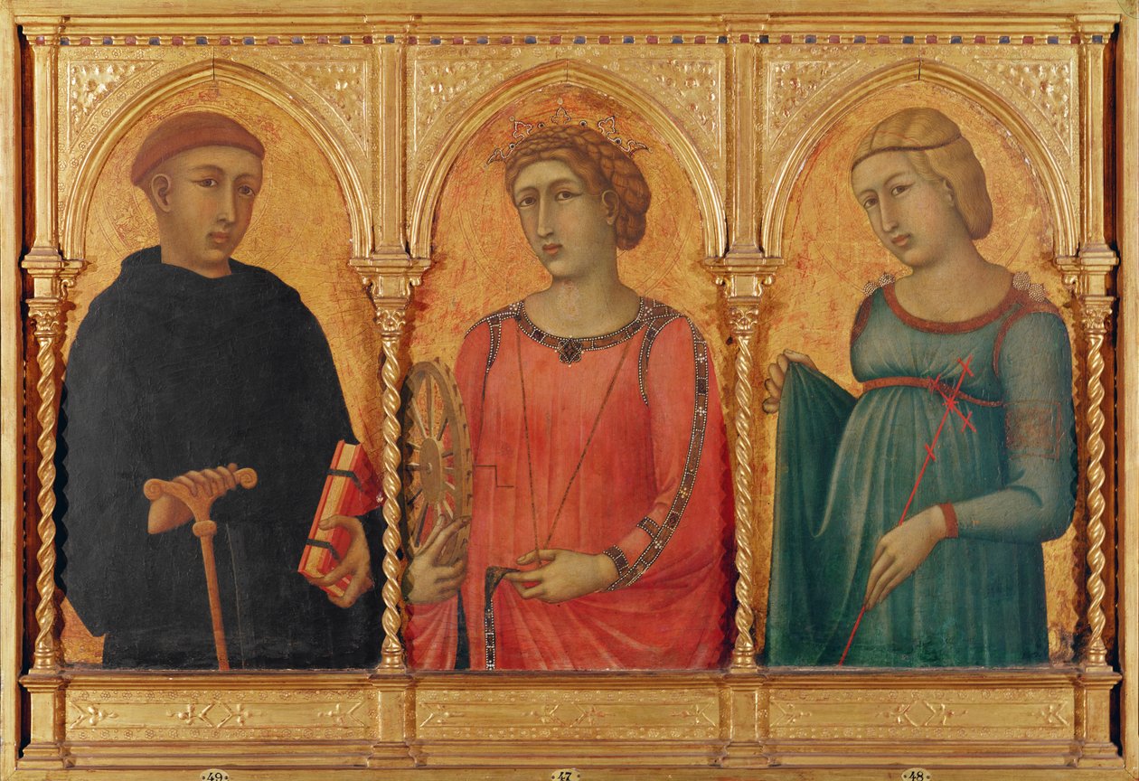 Three Saints by Pietro Lorenzetti