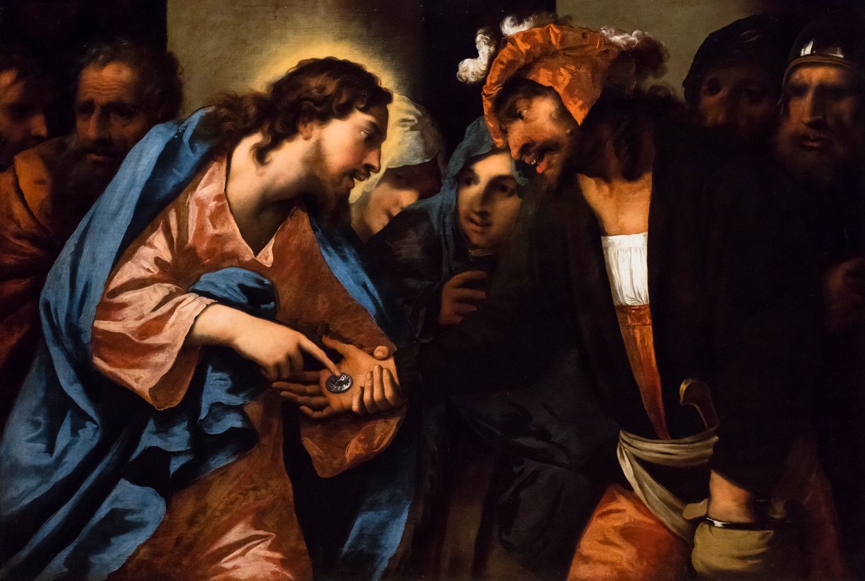 The Payment of Tribute, ca. 1650/60 by Pietro (1605-78) Della Vecchia