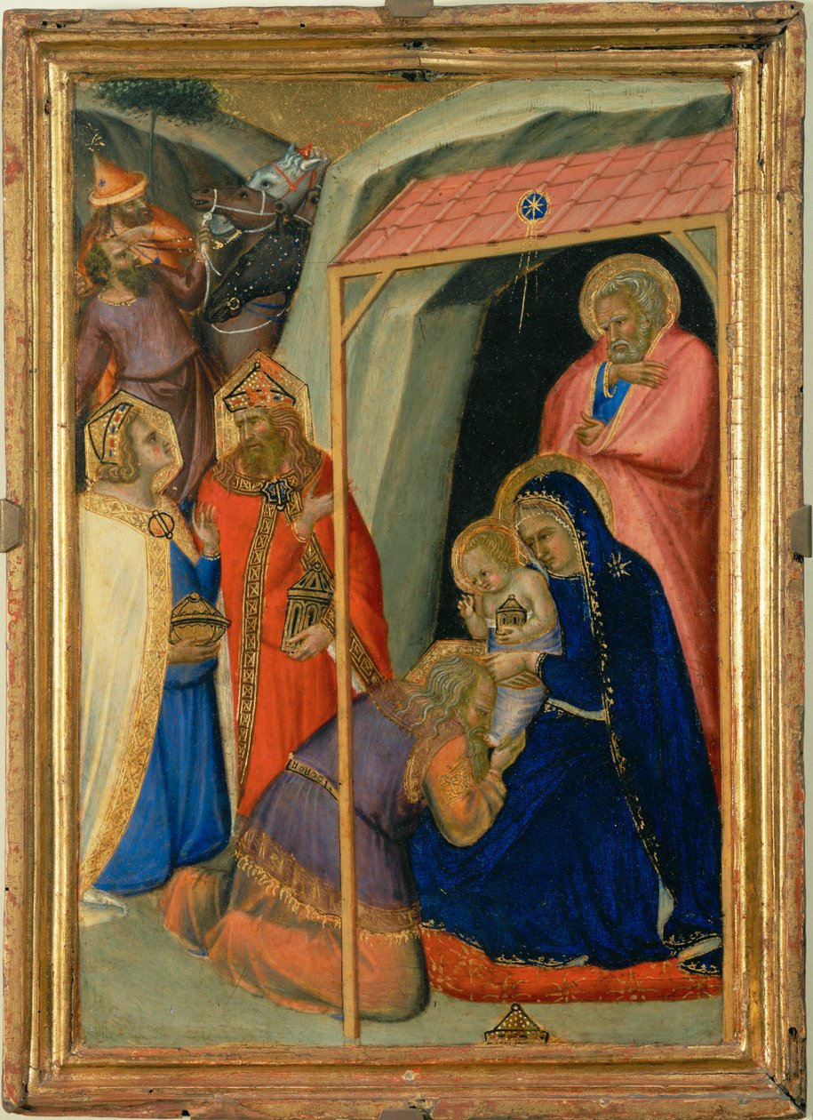 The Adoration of the Magi by Pietro (attr. to) Lorenzetti