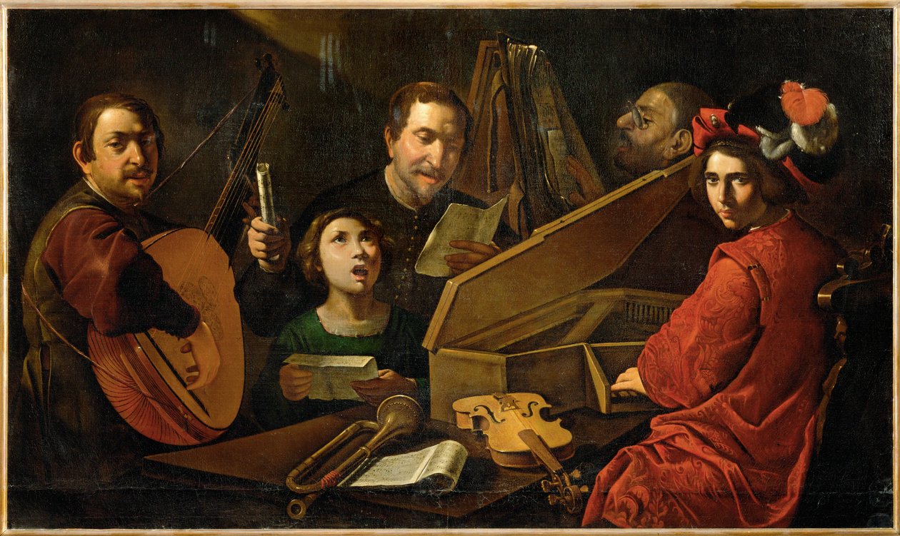 Concert of Musicians and Singers by Pietro (attr. to) Paolini