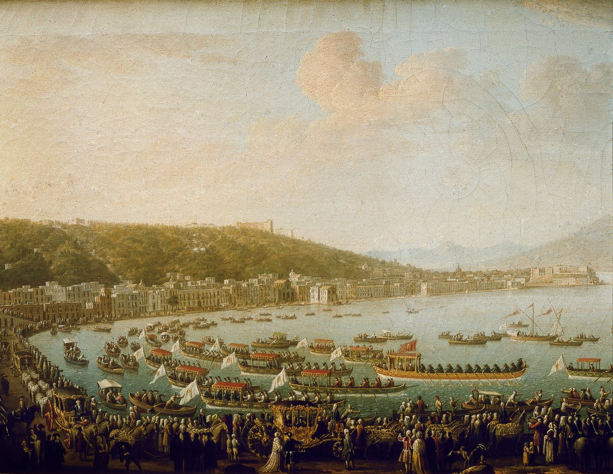 The Departure of Charles III of Spain from the Bay of Naples by Pietro Fabris