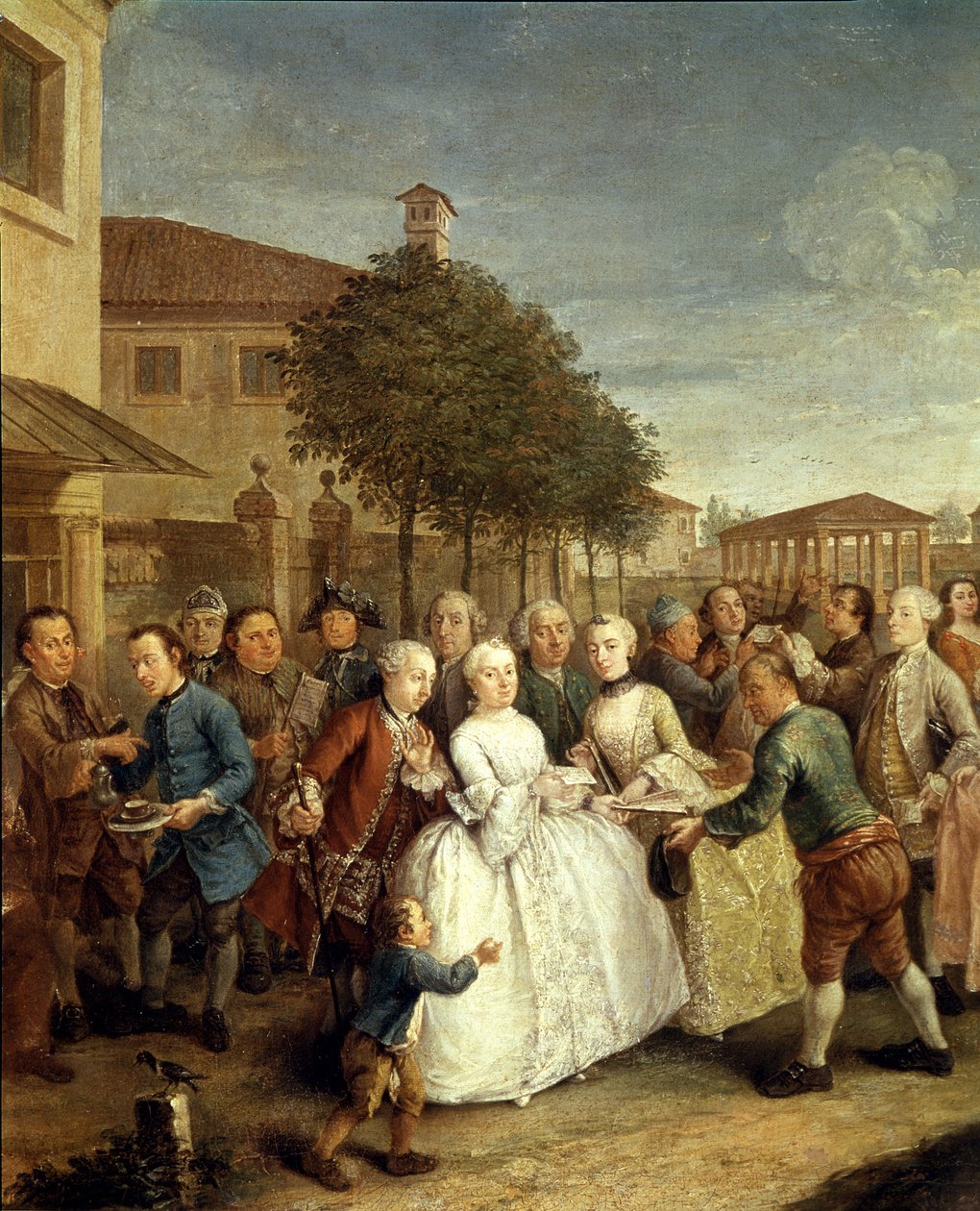 A Party at Villa Widmann by Pietro Longhi