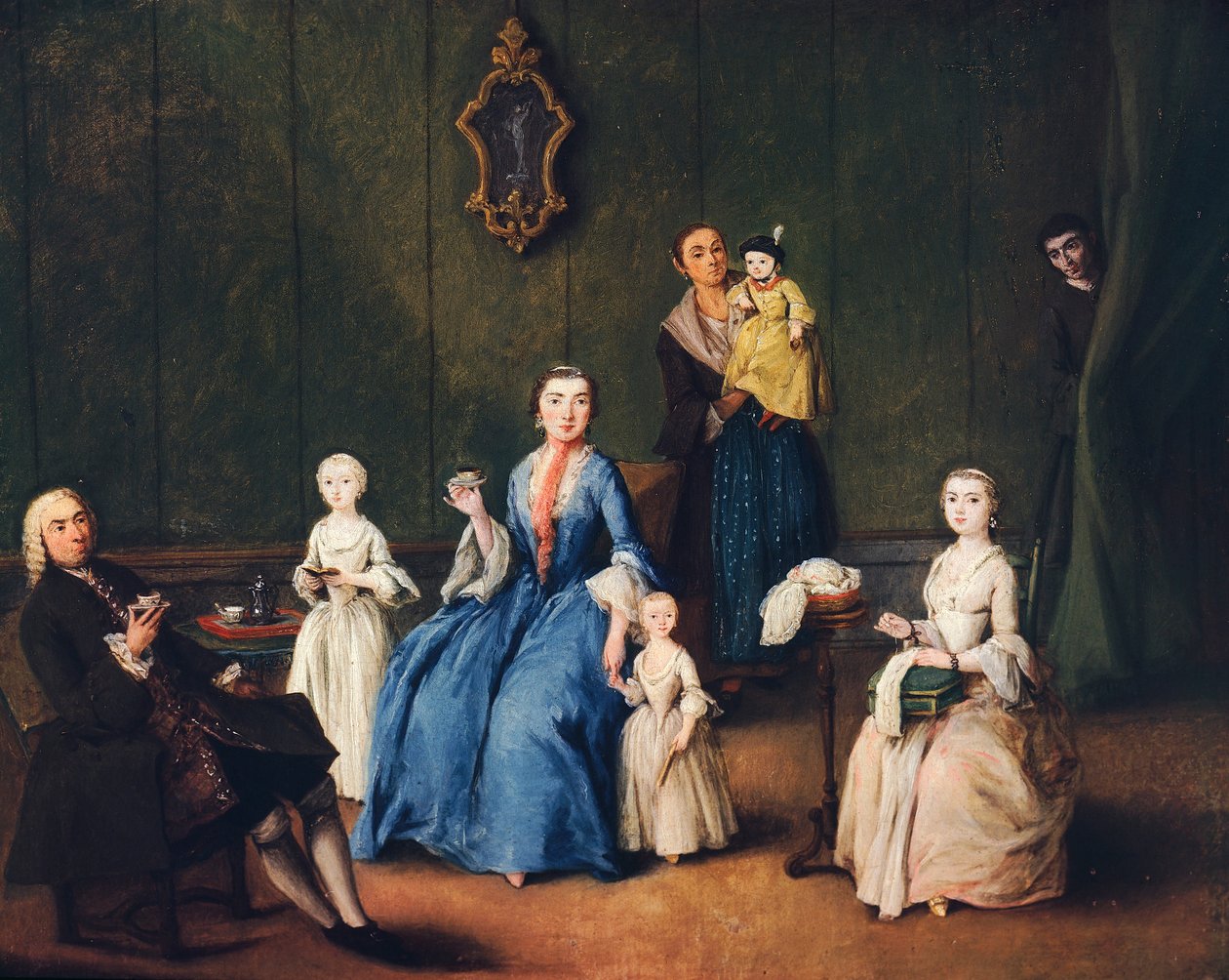 Venetian family by Pietro Longhi: Buy fine art print