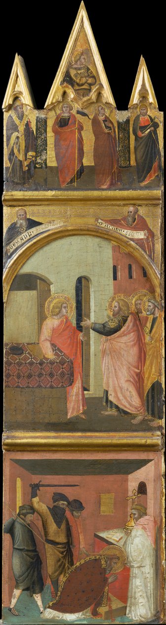 Calling and Martyrdom of Saint Matthew by Pietro Lorenzetti