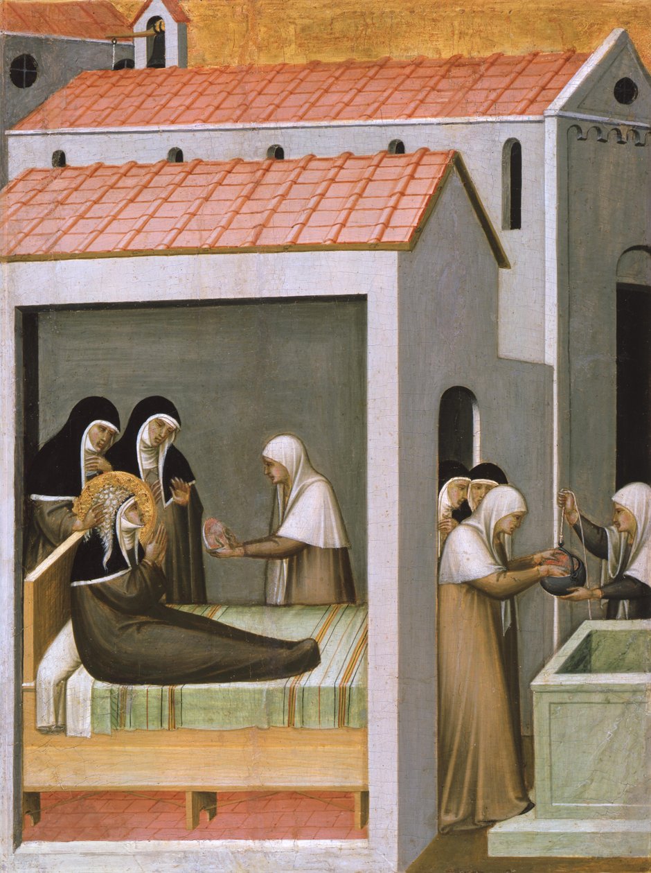The Ice Miracle of Saint Humilitas by Pietro Lorenzetti