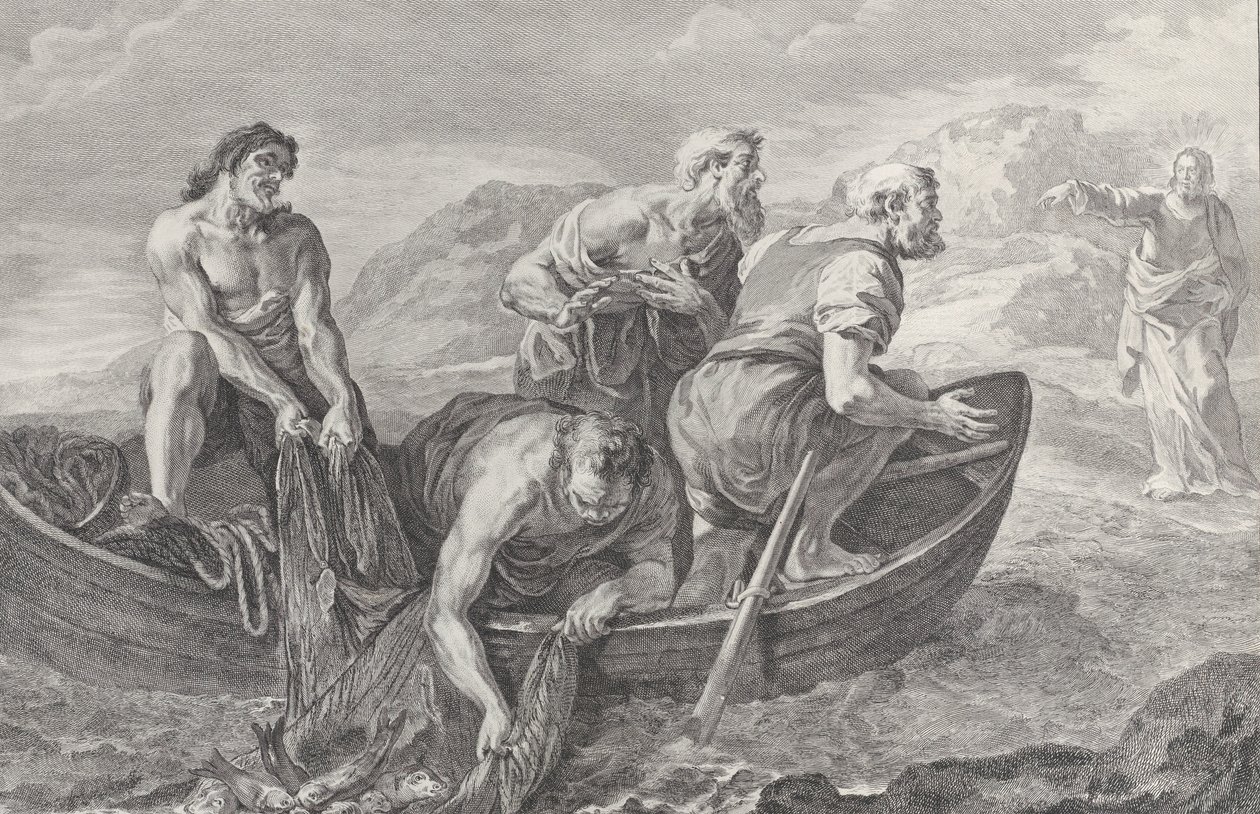 The Calling of Sts Peter and Andrew, 1730-50 by Pietro Monaco