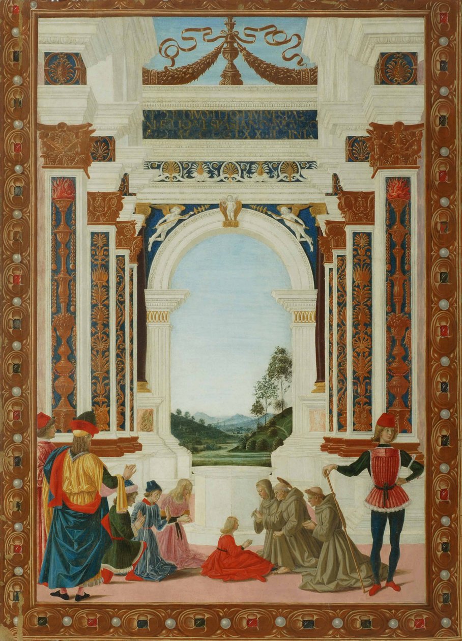 The Healing Wonder of Saint Bernard, c. 1473 by Pietro Perugino