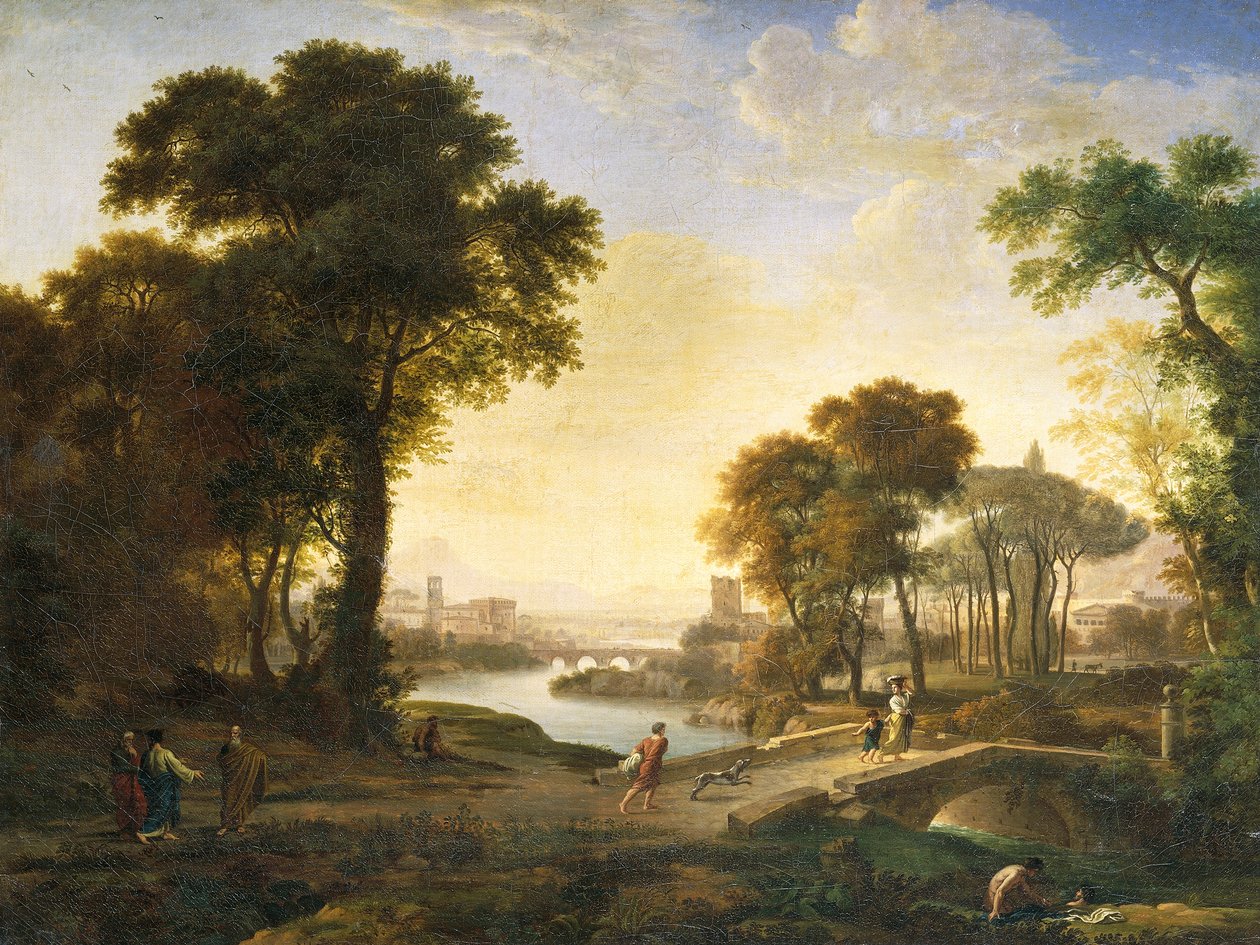 Landscape by Pietro Ronzoni: Premium art reproduction