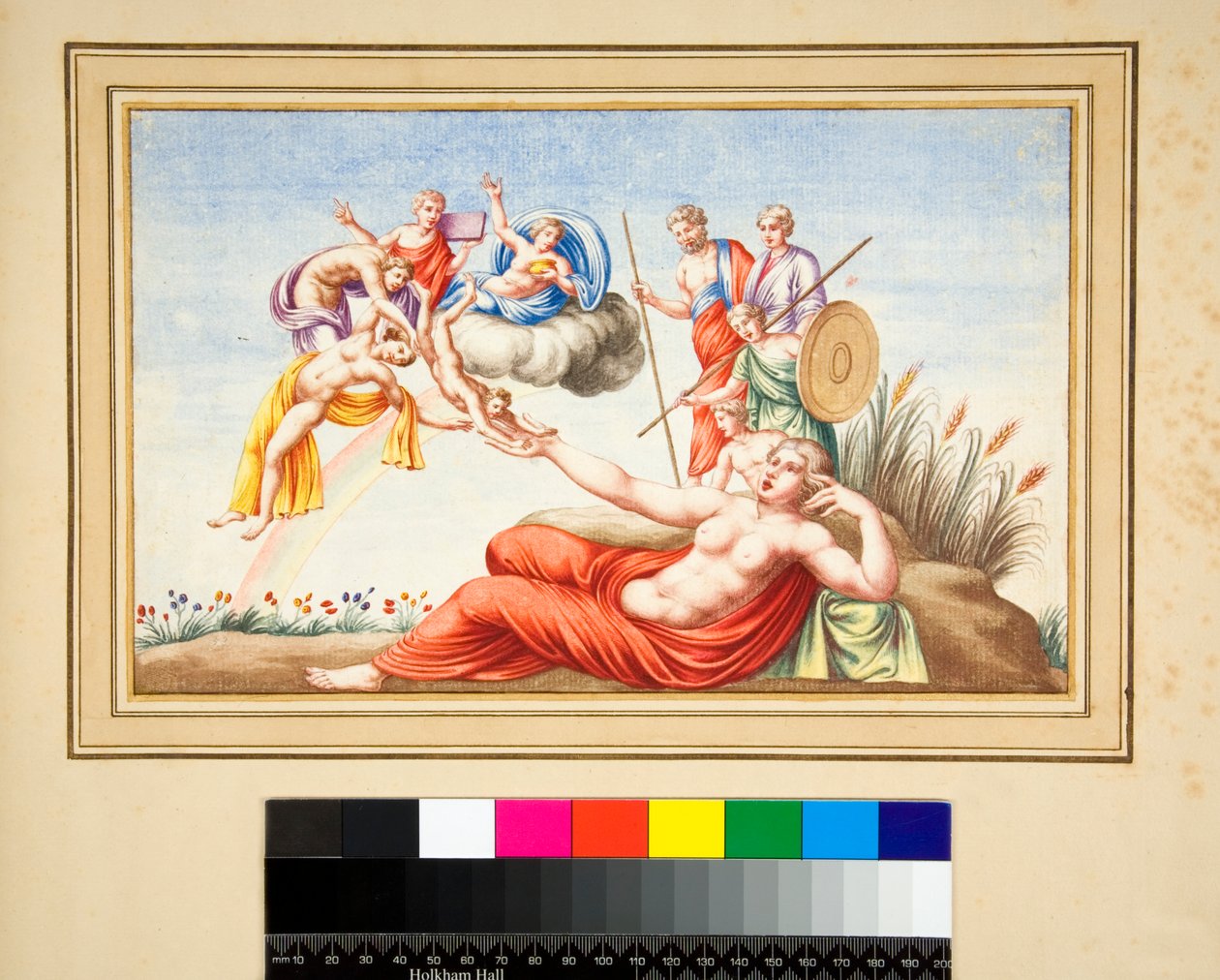 Lunette from a Tomb by Pietro Santi Bartoli