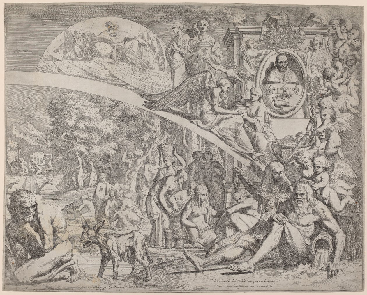 An Allegory in Honor of Innocent X by Pietro Testa