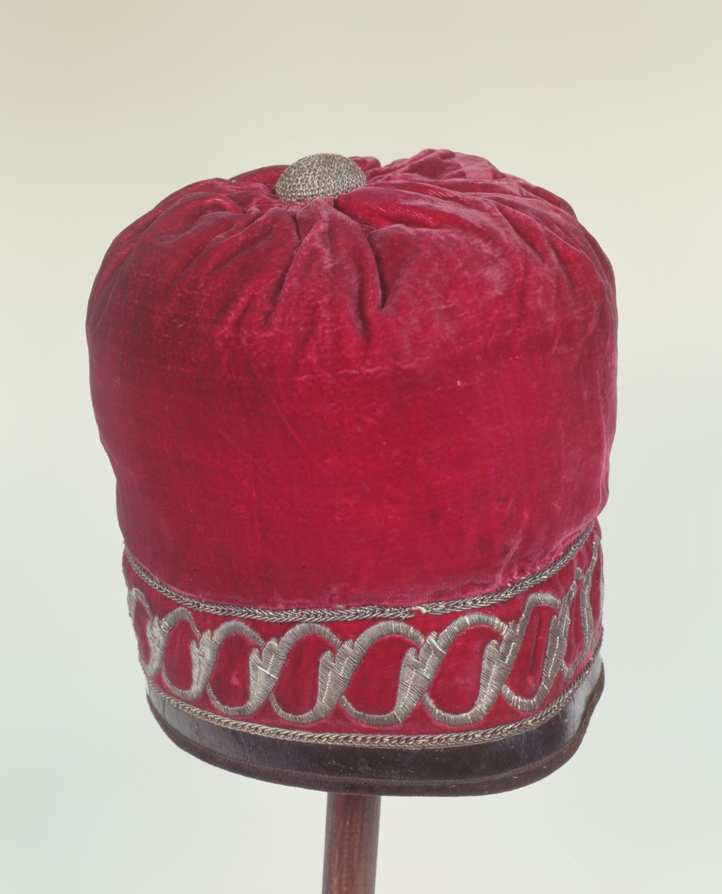 Orthodox church cap supposedly worn by Napoleon while crossing the Berezyna River in 1812 by Polish School