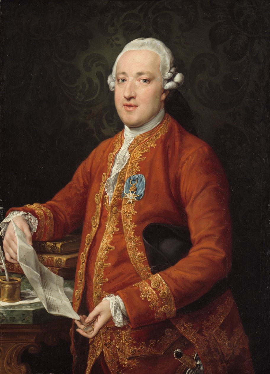 Don José Moñino y Redondo, Count of Floridablanca by Pompeo Girolamo Batoni