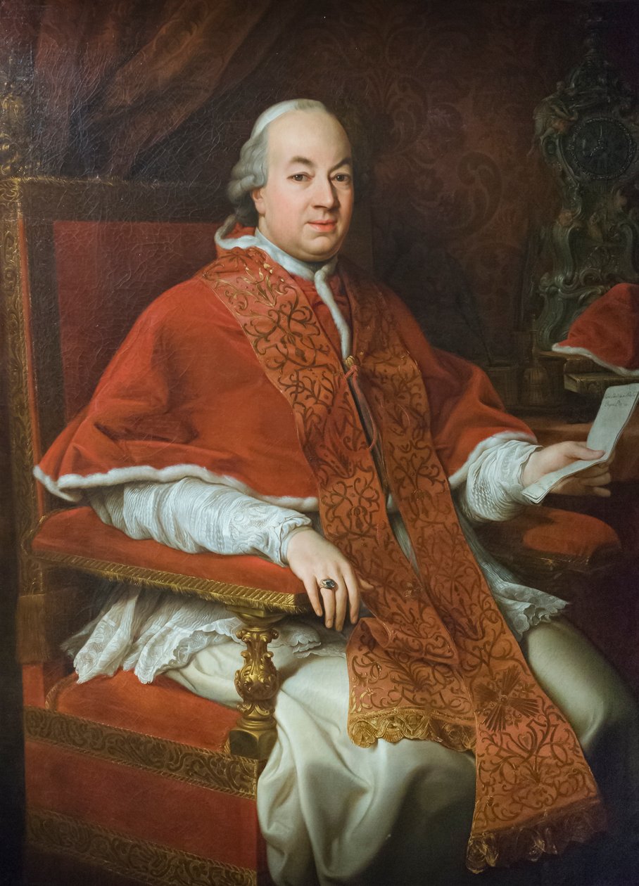 Portrait of Pius VI Braschi, c.1776 by Pompeo Girolamo Batoni