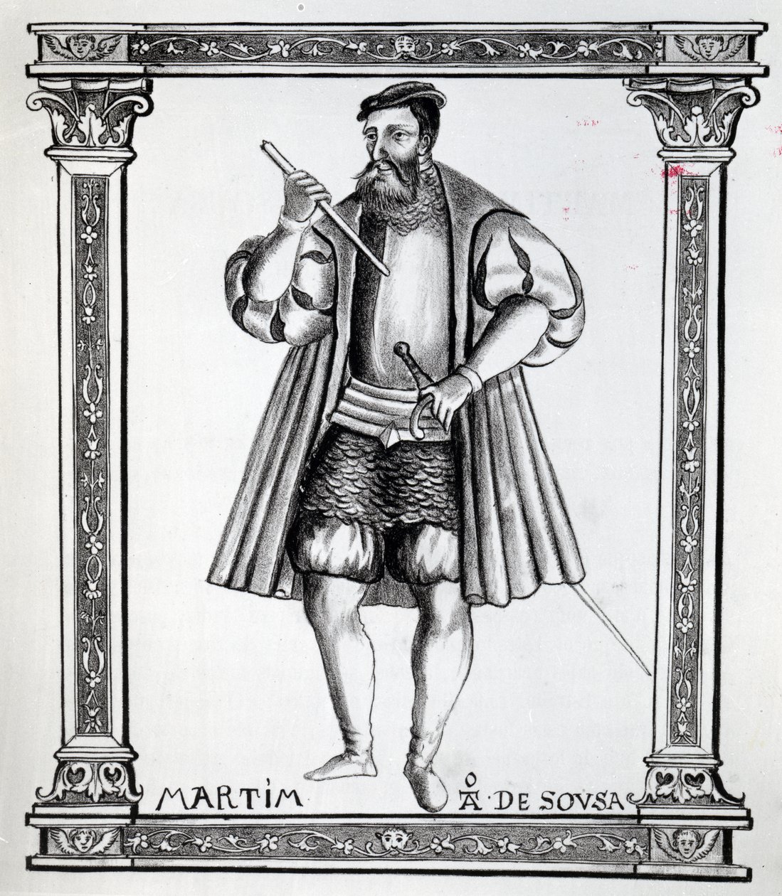 Martim da Sousa, illustration to 
