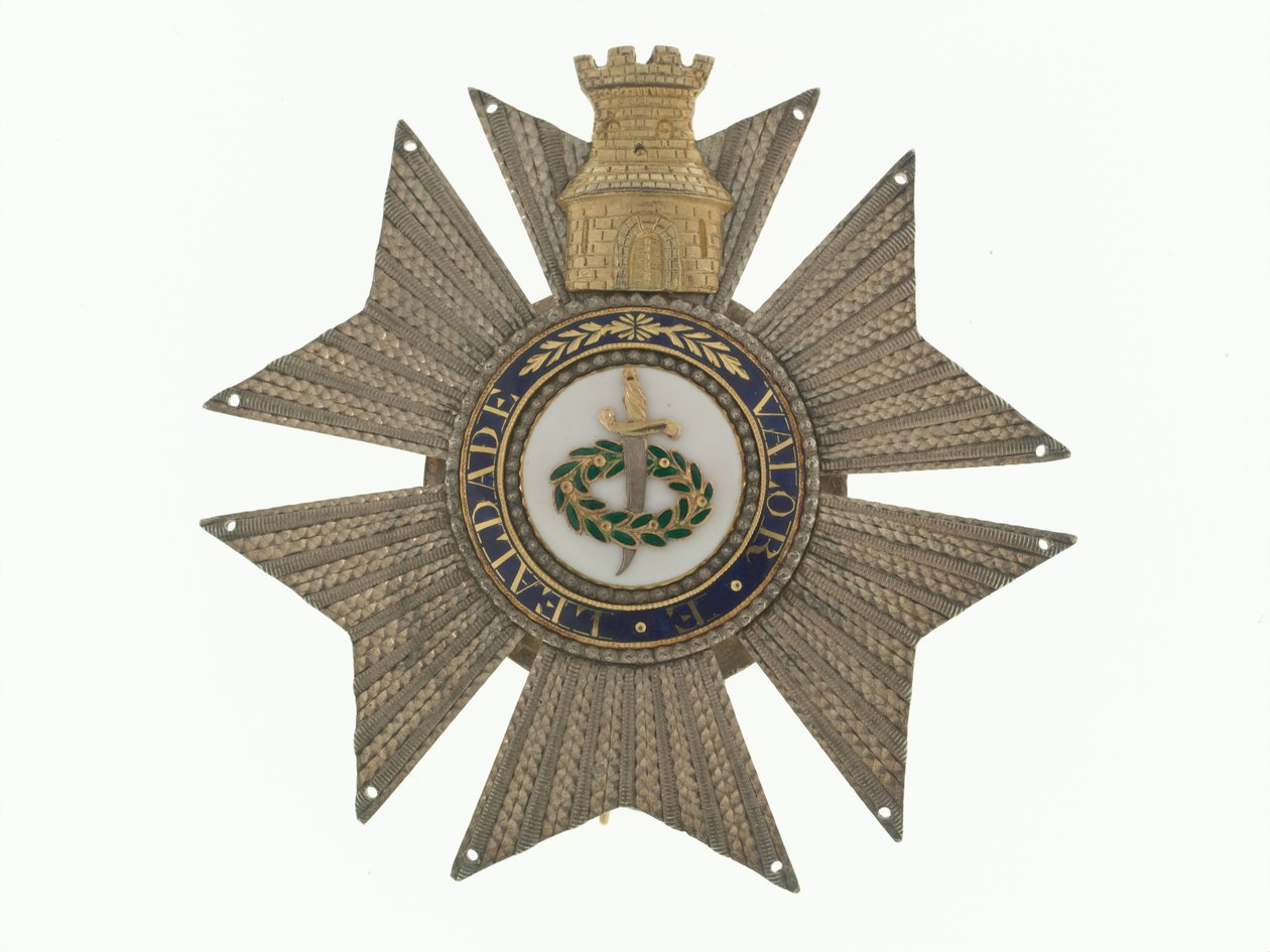 Badge, Order of the Tower and Sword, Portugal, General Sir Galbraith Lowry Cole by Portuguese School