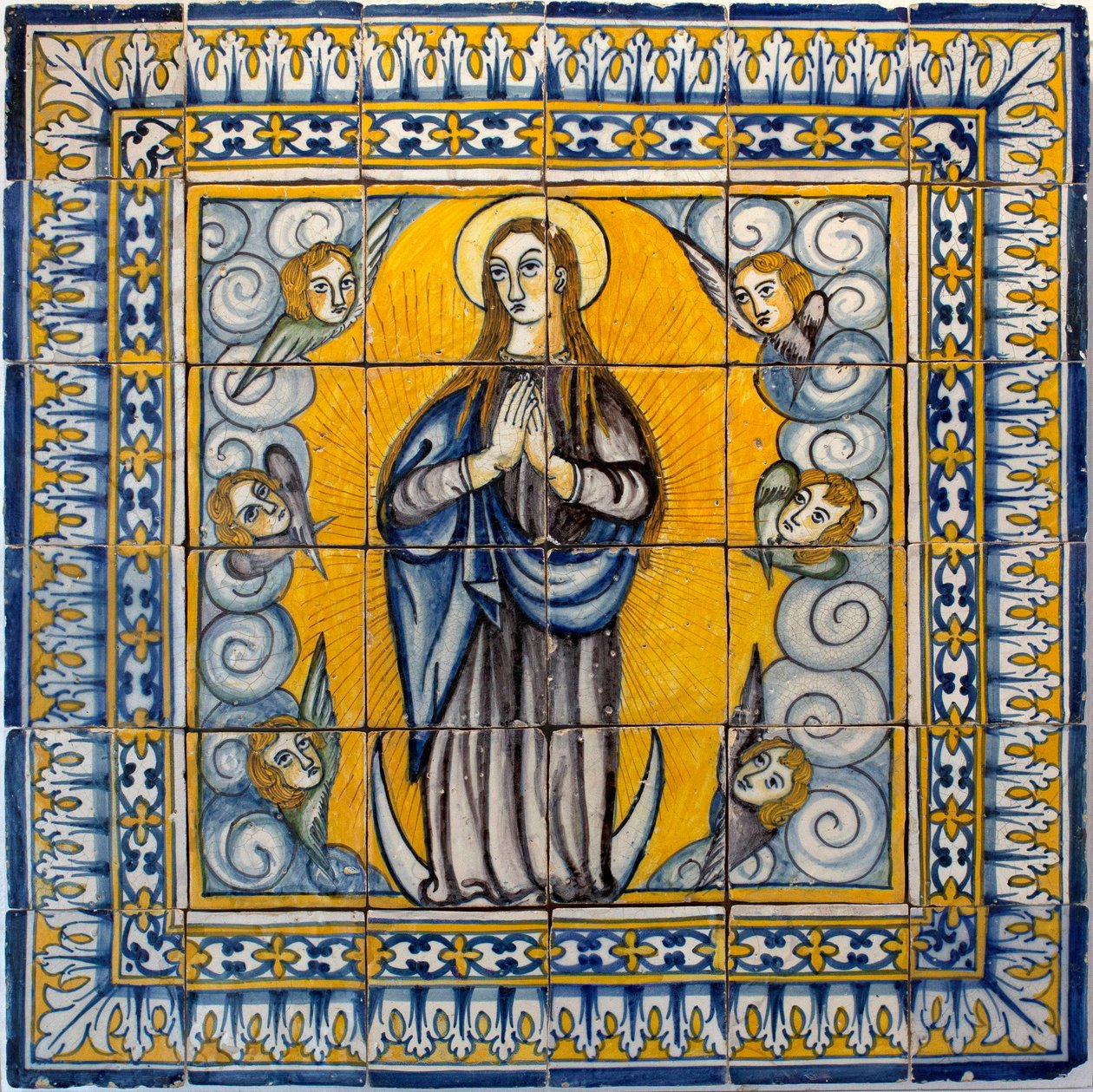 Our Lady of The Conception, Tile, Lisbon by Portuguese School