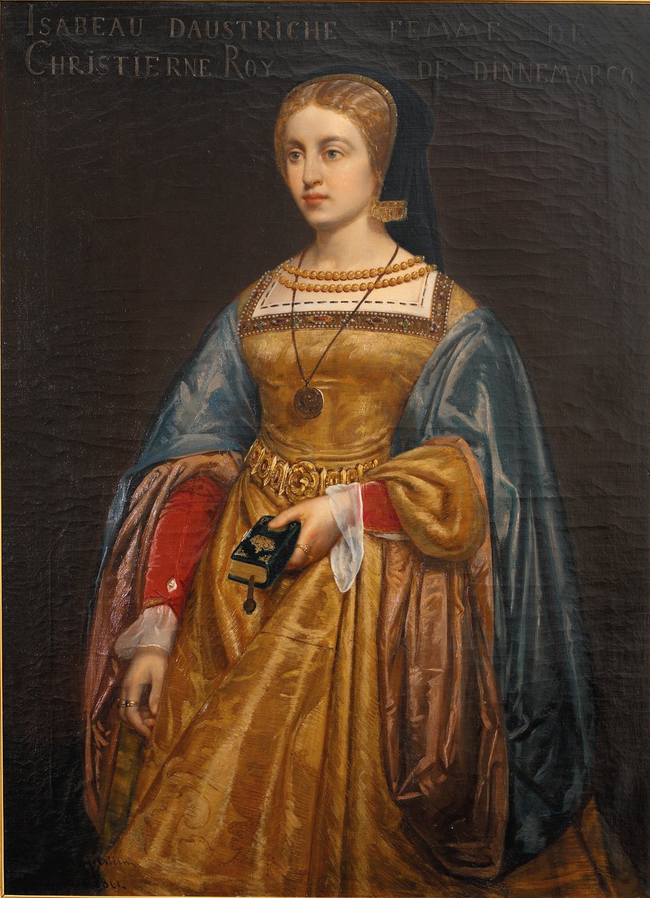 Elisabeth, Queen of Christian II by Poul Hagelstein