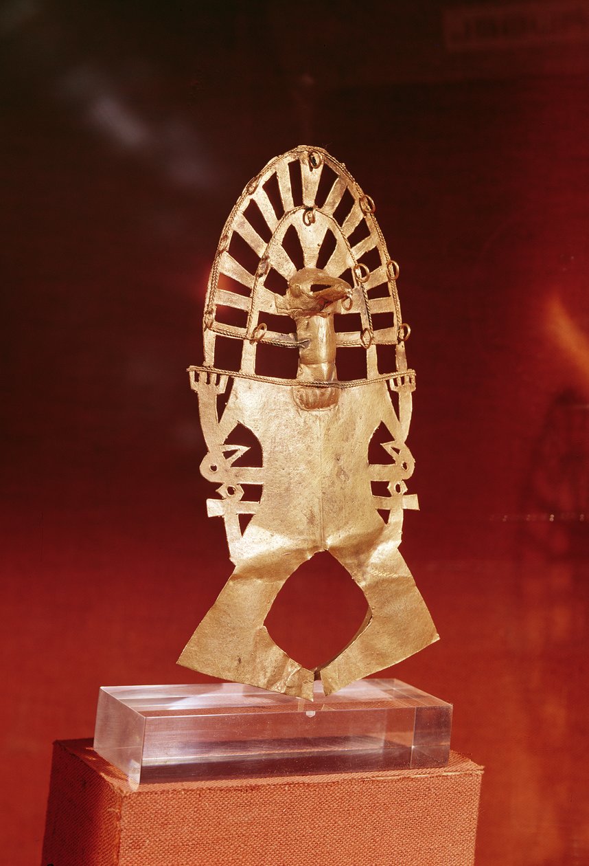 Pectoral, Muisca Culture, 1100-1500 by Pre Columbian
