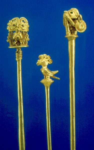 Early Calima Lime Dippers by Pre-Columbian Pre-Columbian