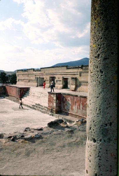 View of a Courtyard by Pre Columbian Pre Columbian