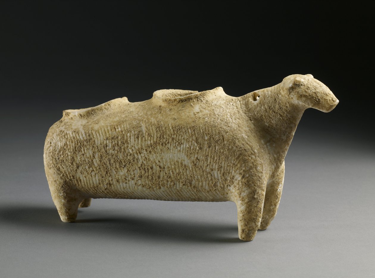 Vase in the Form of a Sheep, Early Cycladic by Prehistoric
