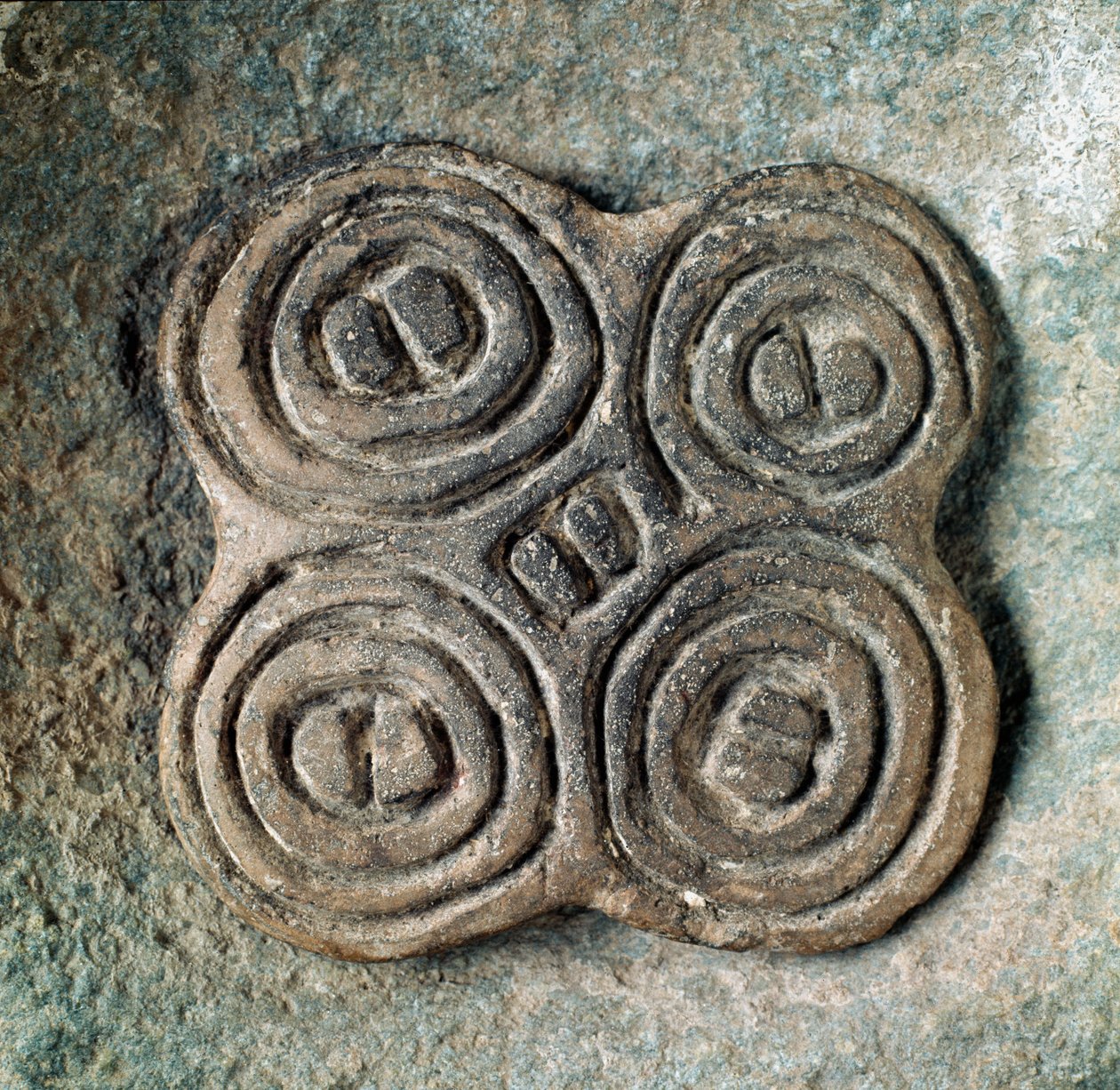 Prehistory: Seal Decorated with a Spiral from the Necropolis of Arene Candide by Prehistoric Prehistoric
