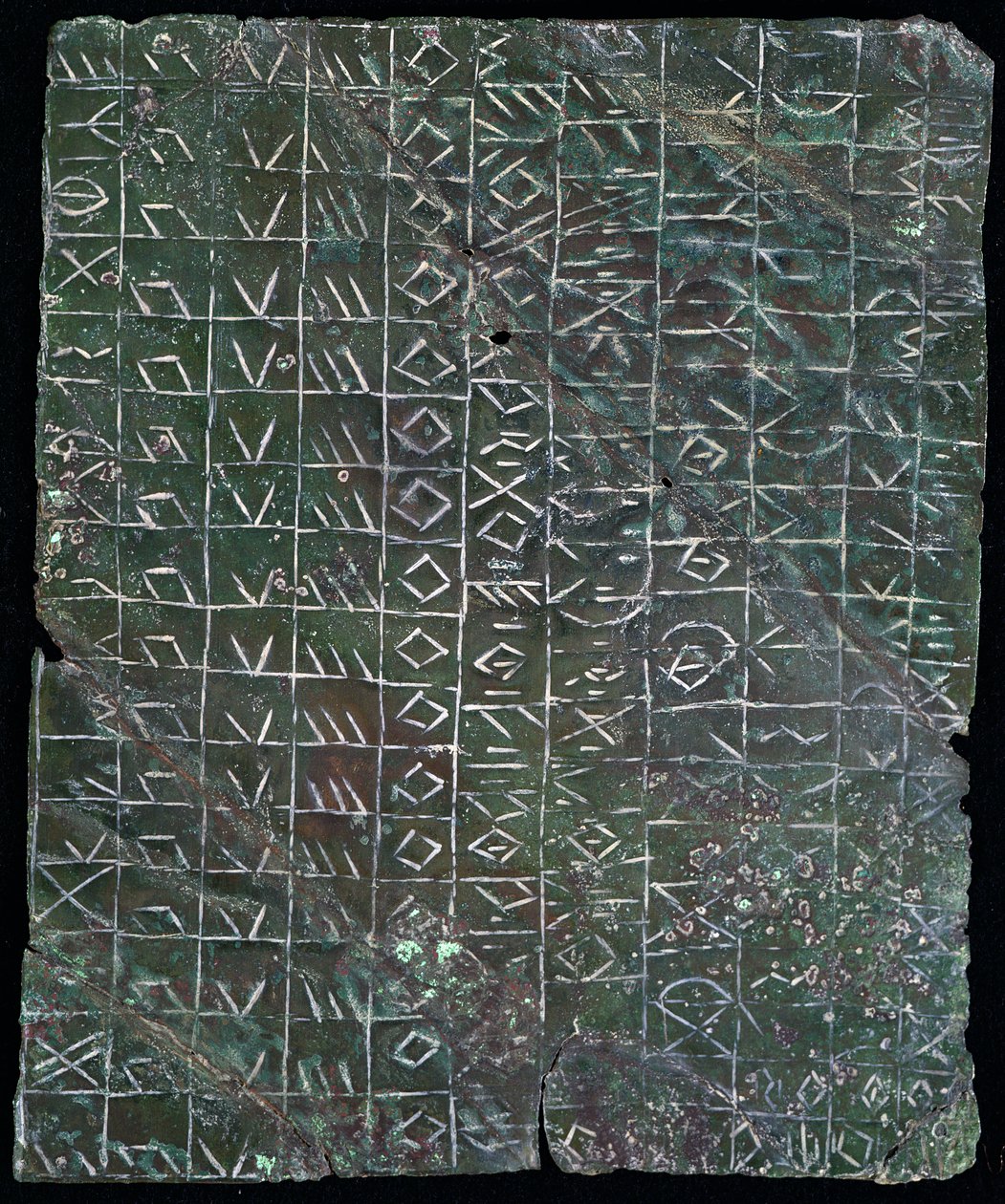 Votive Plaque with a Venetic Inscription, from Italy by Protohistoric