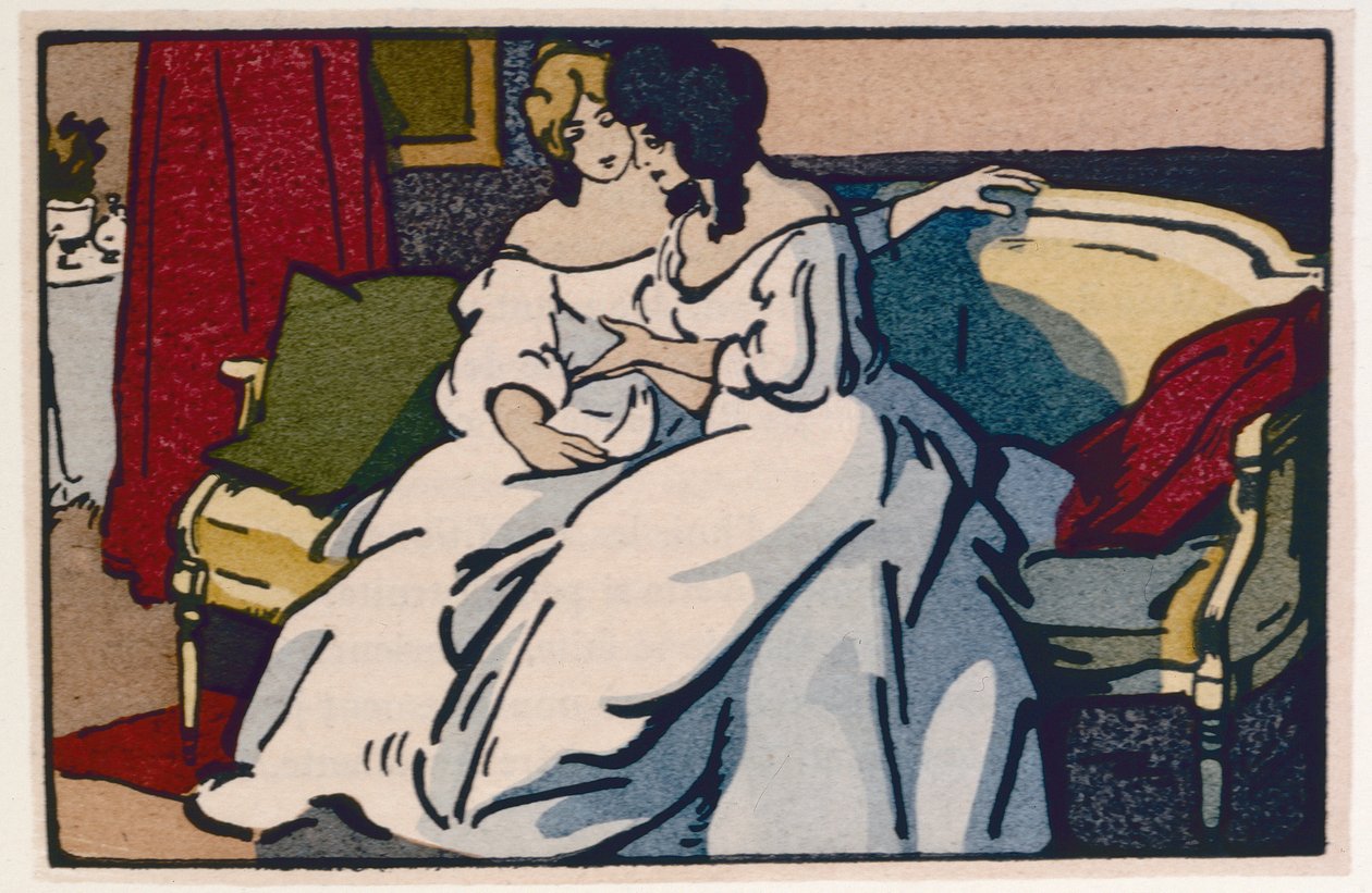 The duchesse de Langeais visiting the vicomtesse de Beauseant ...