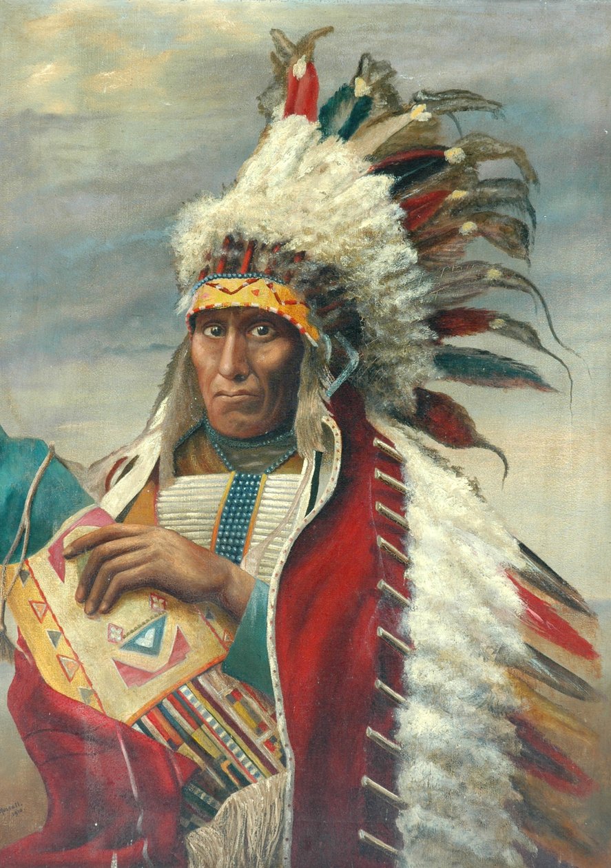 American Indian, 1910 by R. Russell