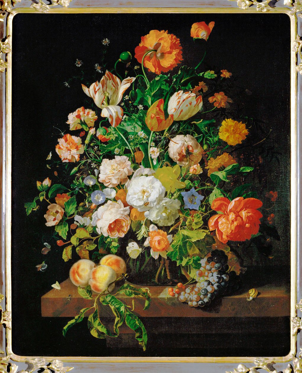 A Bouquet of Flowers by Rachel Ruysch