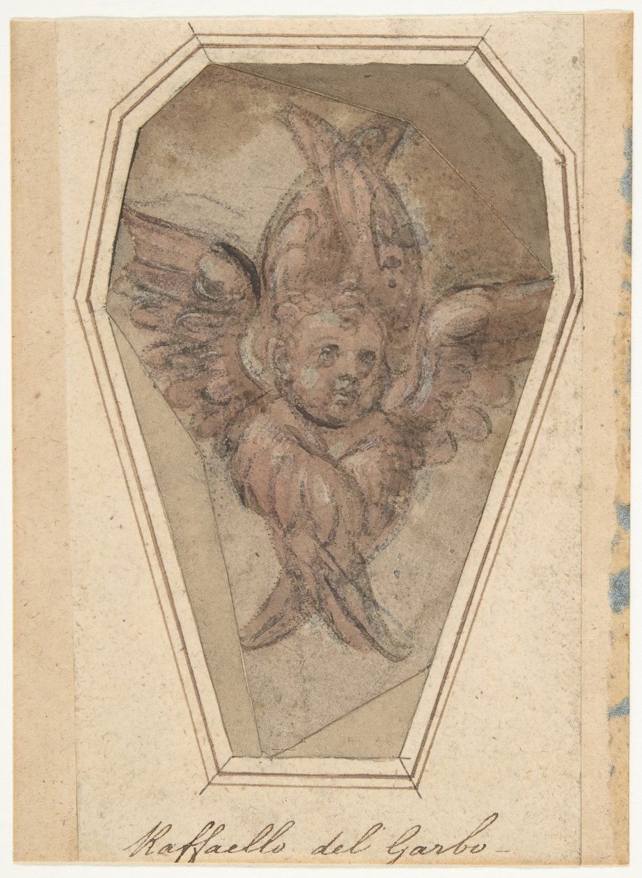 A Seraph Cartoon for an Embroidery by Raffaellino del Garbo