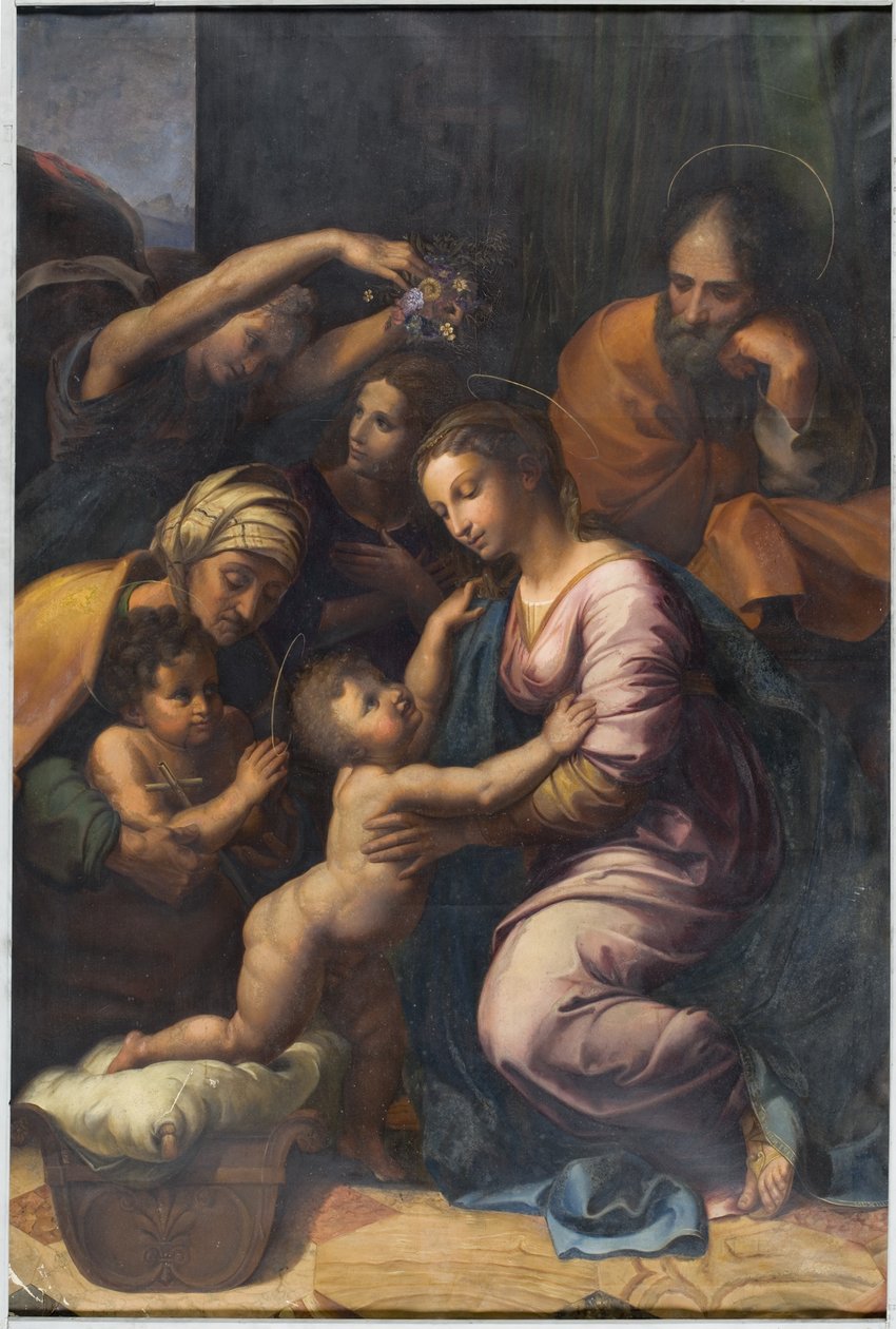 Holy Family of Francis I by Raffaello Sanzio Raphael