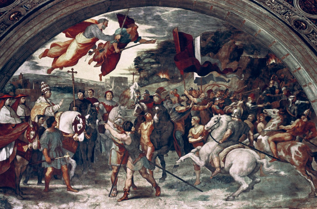 Pope Leo I, Repulsing Attila (detail)
