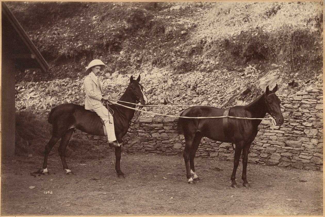 Captain H.S. Rawhinson by Raja Deen Dayal