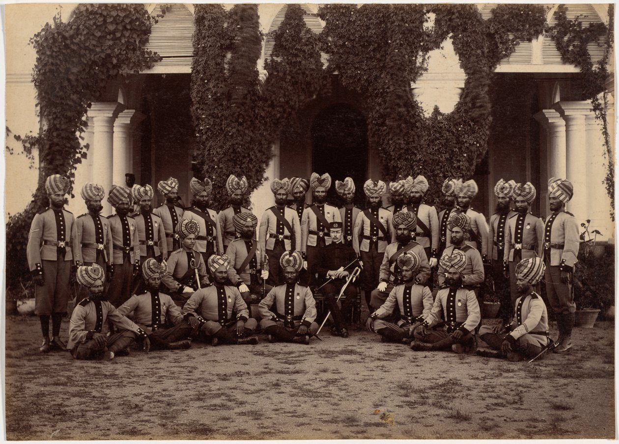 Detachment of Bhopal Battalion at Indore by Raja Deen Dayal