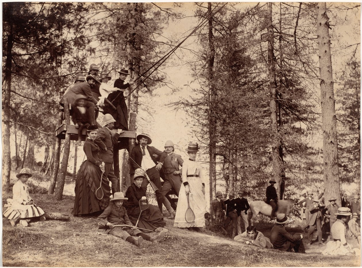Picnic Party, Mashobra by Raja Deen Dayal